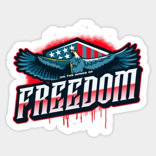 Wings of Freedom Sticker